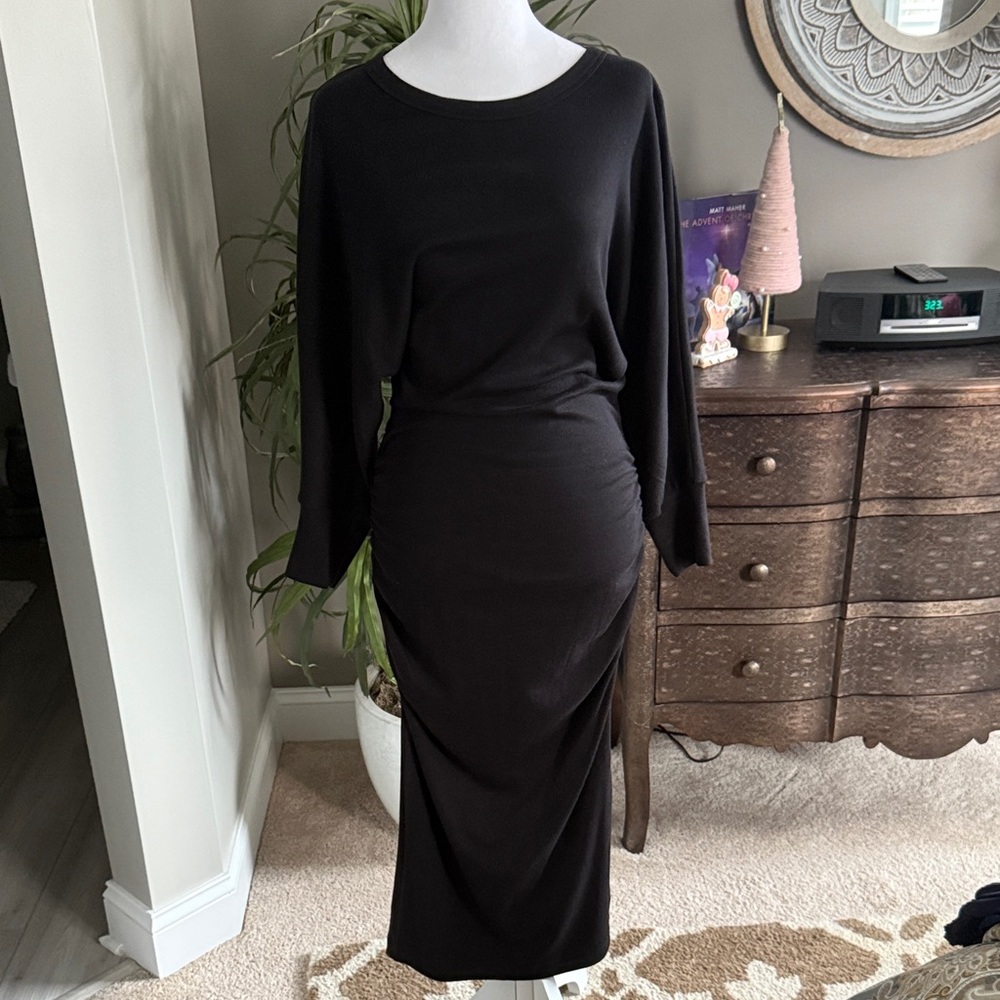 Michael Stars Black Long Sleeve Dress